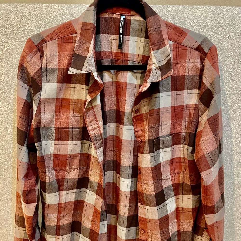 Kryptek long sleeve plaid long sleeve large